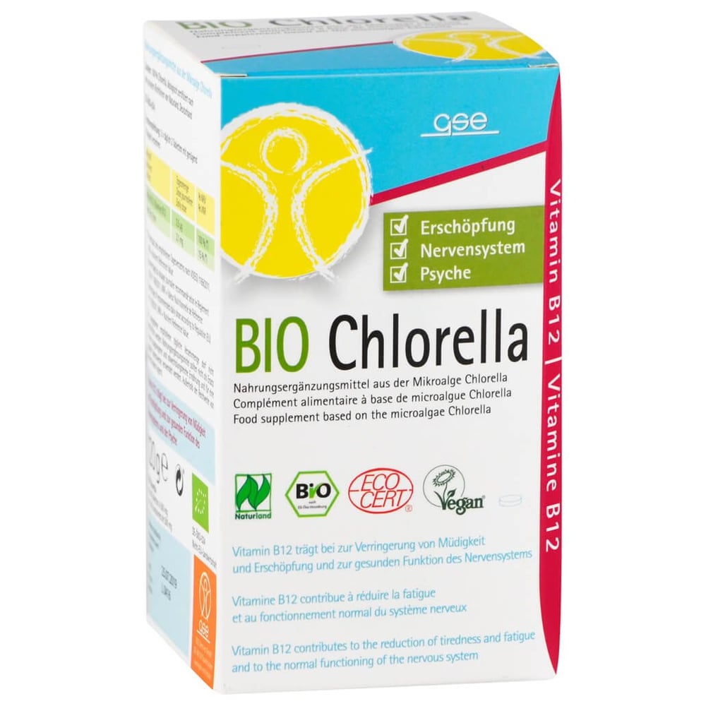 Gse Chlorella 500 mg Bio Naturland Tabletten