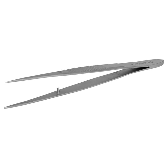 Pinzette Splitter spitz rostfrei 9cm