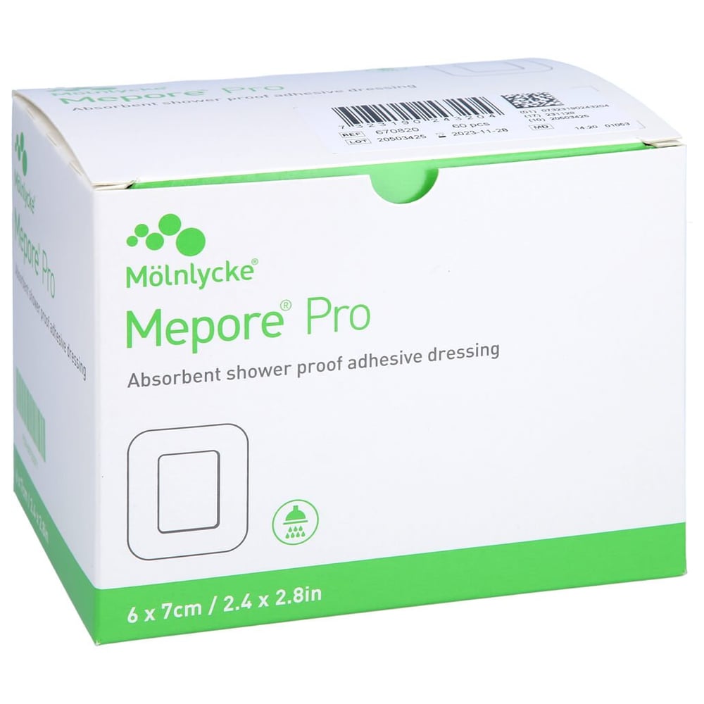 Mepore Pro steril Pflaster 6x7 cm