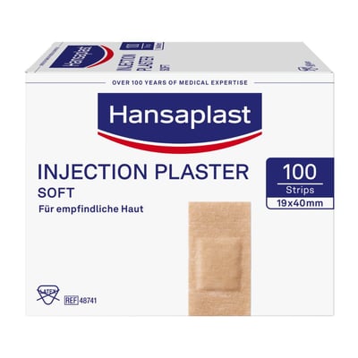Hansaplast Soft Injektionspflaster Strips 19x40 mm