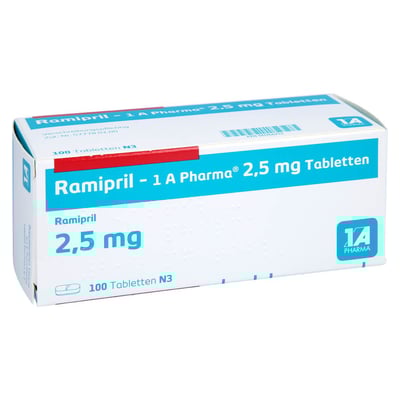 Ramipril - 1A-Pharma 2.5 mg Tabletten