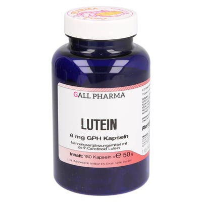Lutein 6 mg GPH Kapseln Produktbild 1
