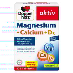 Doppelherz aktiv Magnesium + Calcium + D3