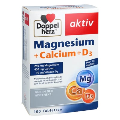 Doppelherz aktiv Magnesium + Calcium + D3