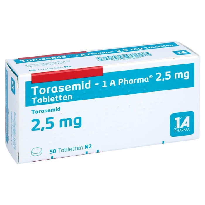 Torasemid - 1 A Pharma 2.5 mg Tabletten