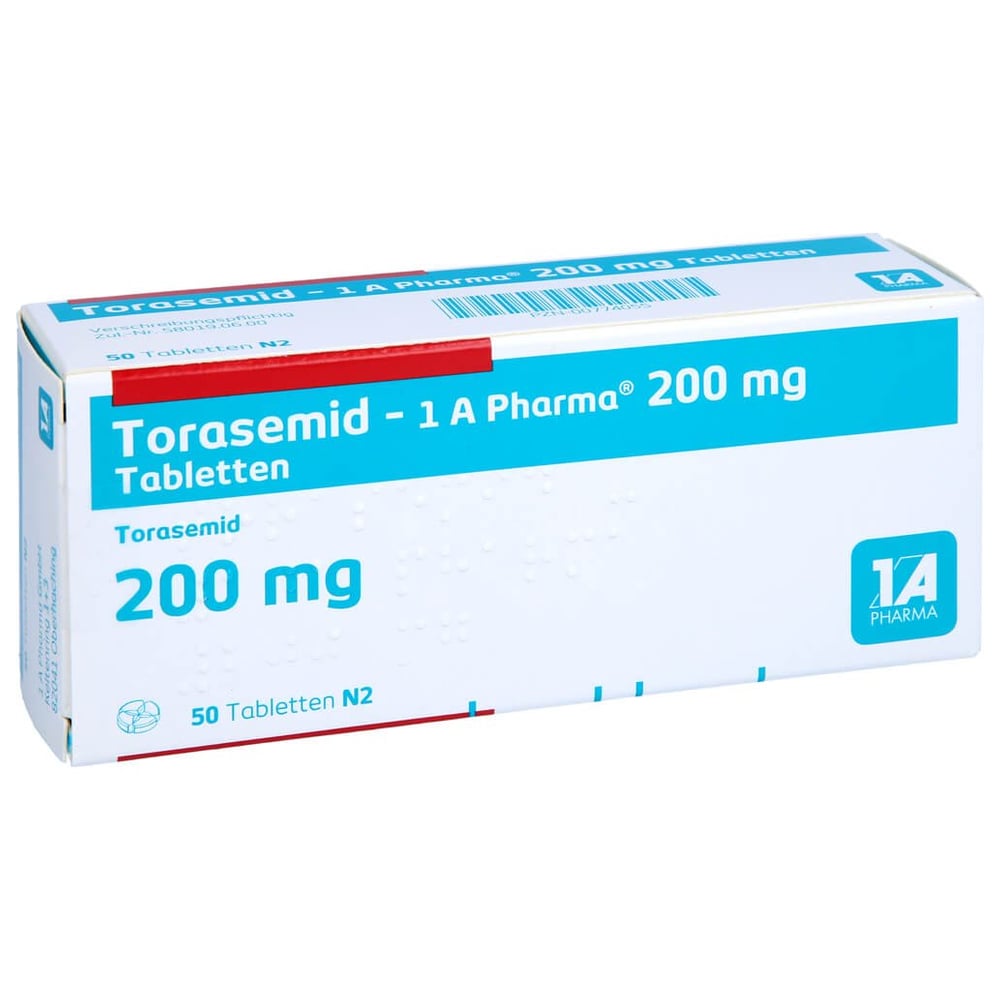 Torasemid - 1 A Pharma 200mg Tabletten