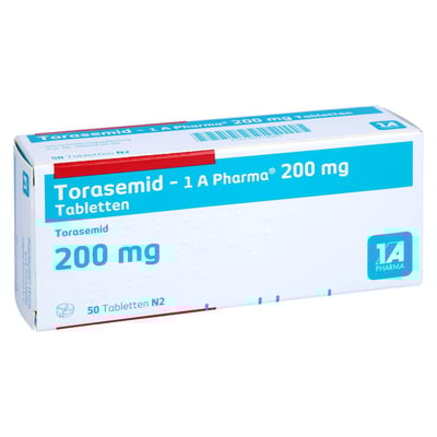 Torasemid - 1 A Pharma 200mg Tabletten