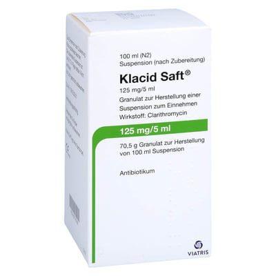 Klacid Saft 125 mg/5 ml