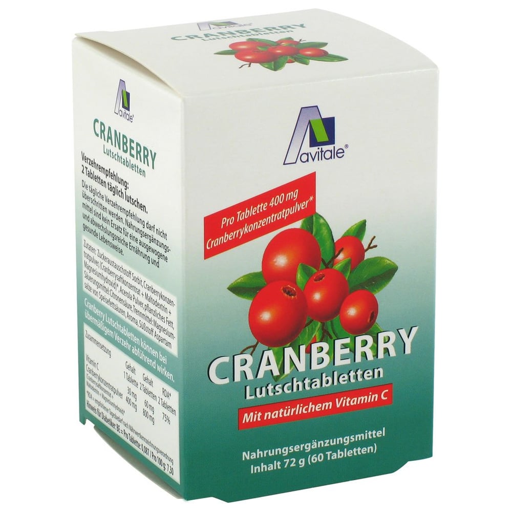 Cranberry Lutschtabletten