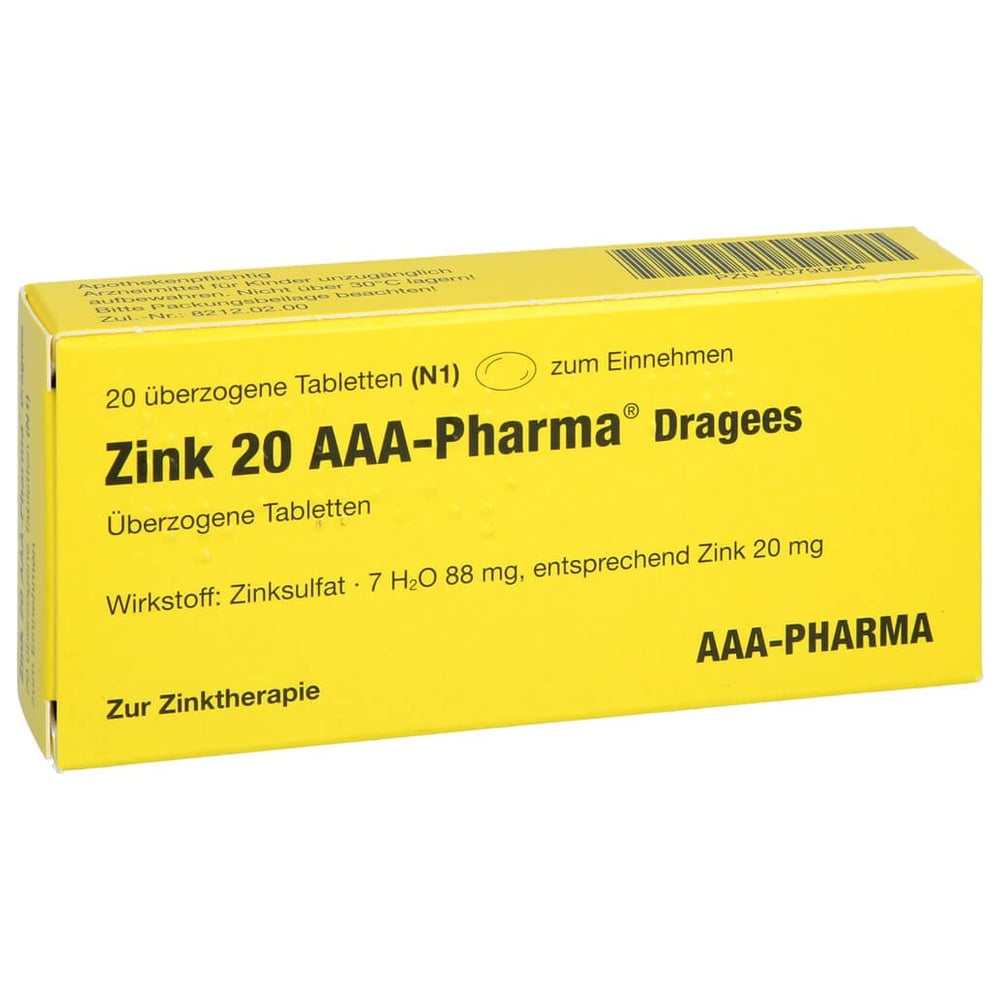 Zink 20 AAA-Pharma