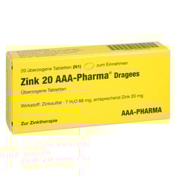 Zink 20 AAA-Pharma