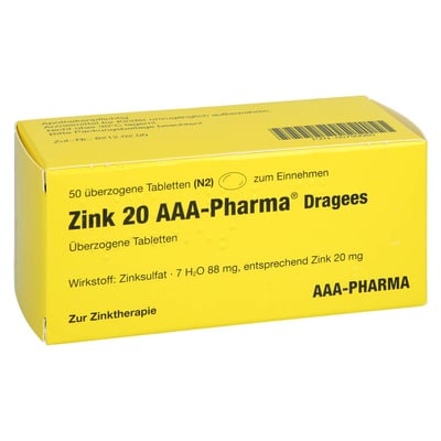 Zink 20 AAA-Pharma
