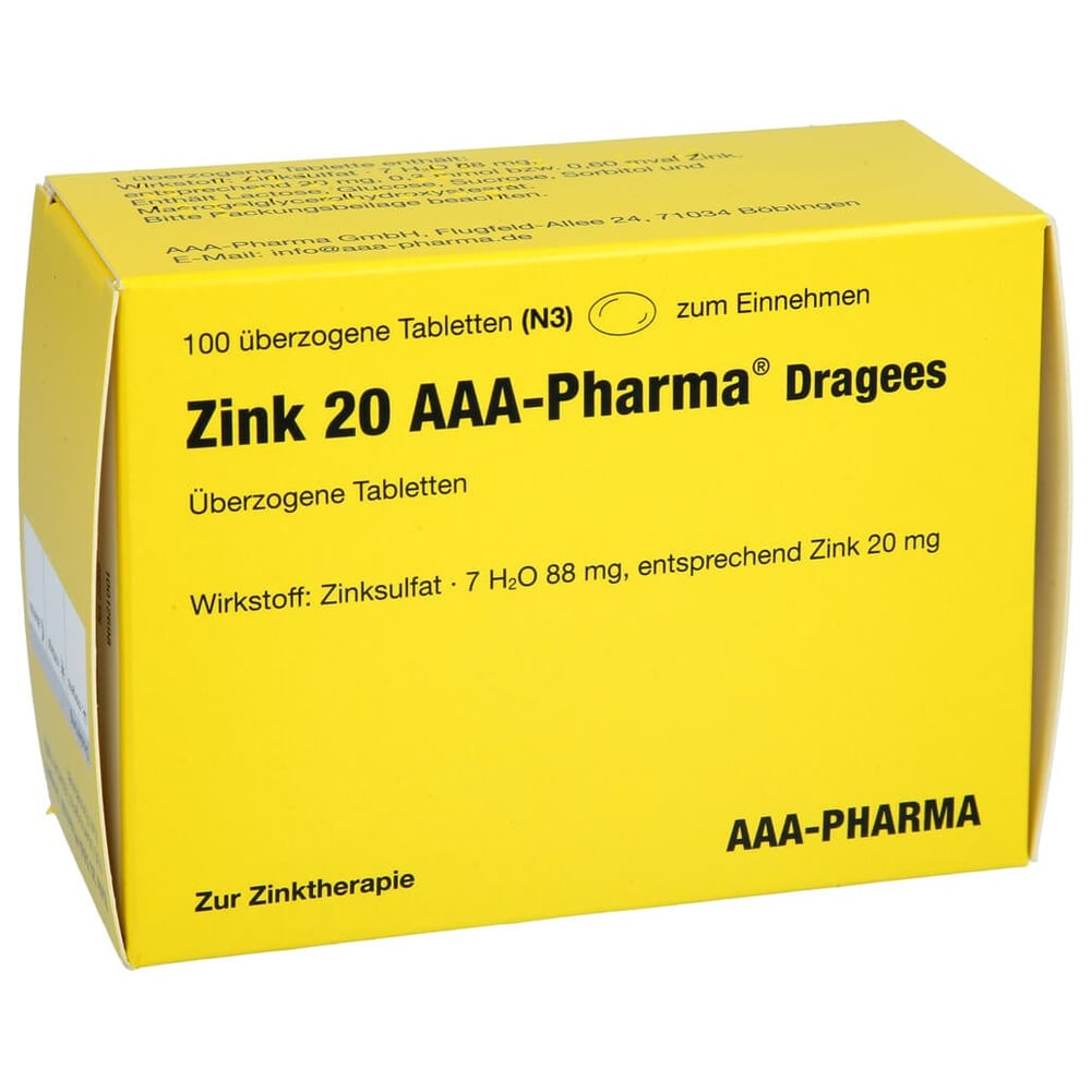 Zink 20 AAA-Pharma