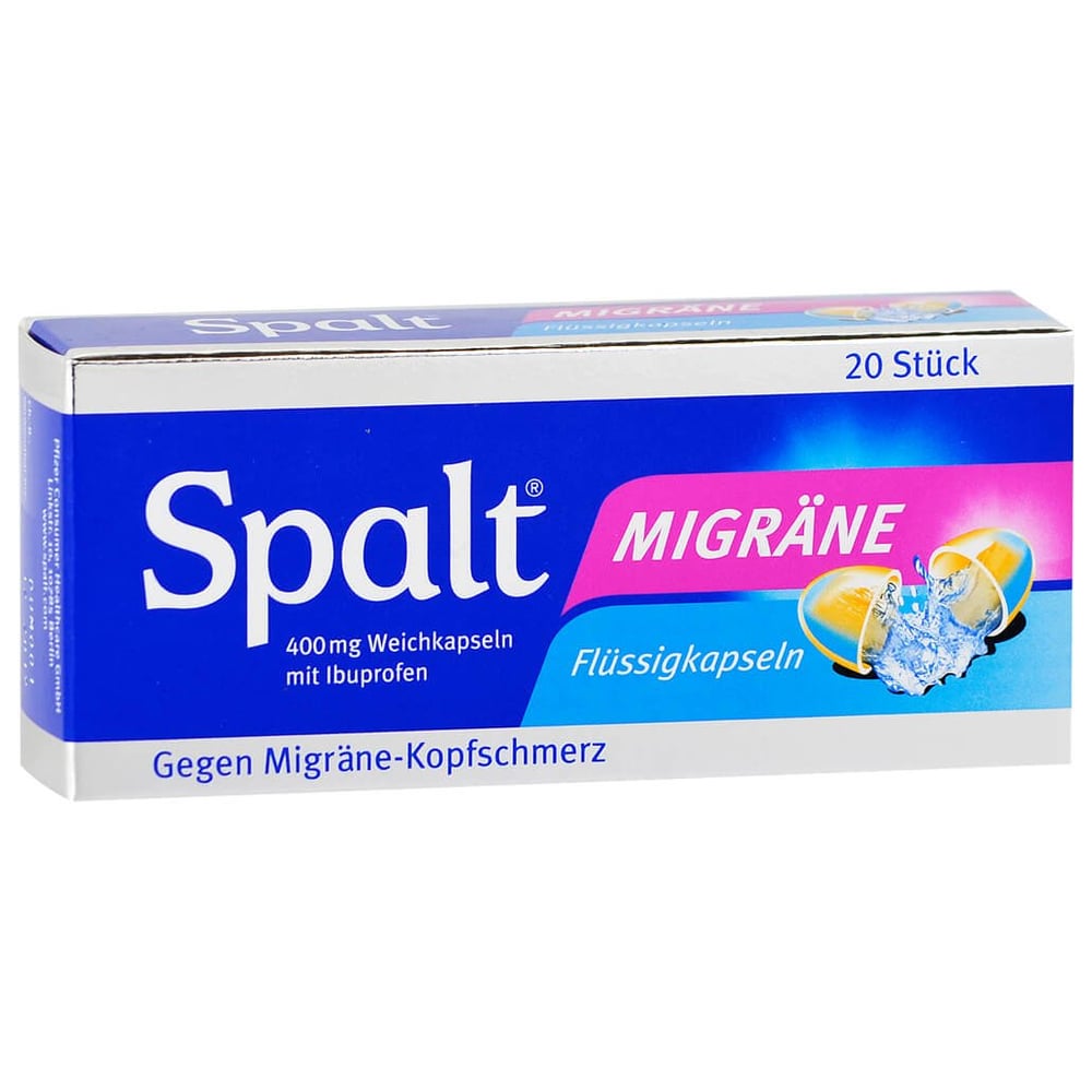 Spalt Migräne 400 mg Weichkapseln