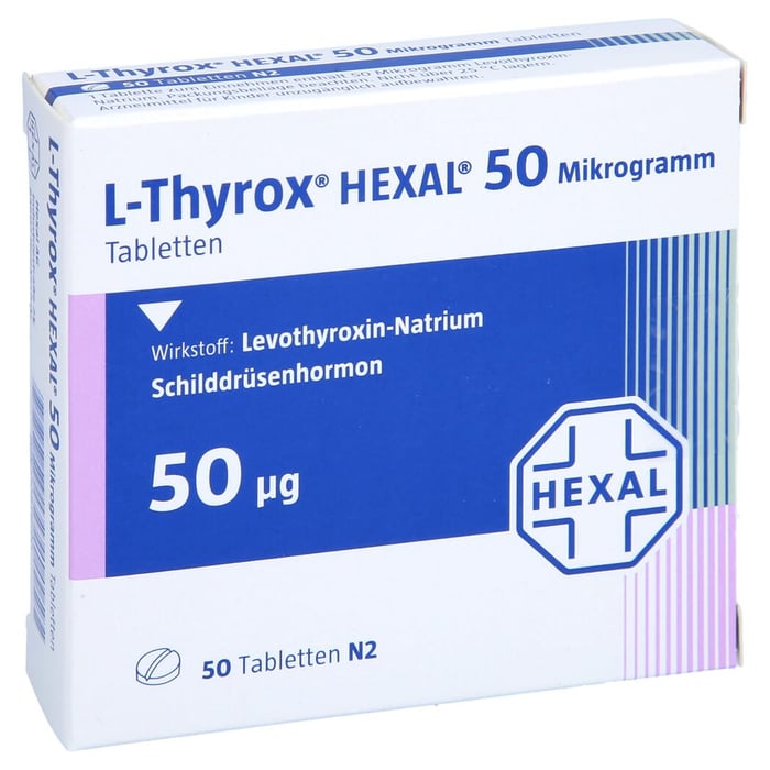 L-Thyrox HEXAL 50 Mikrogramm