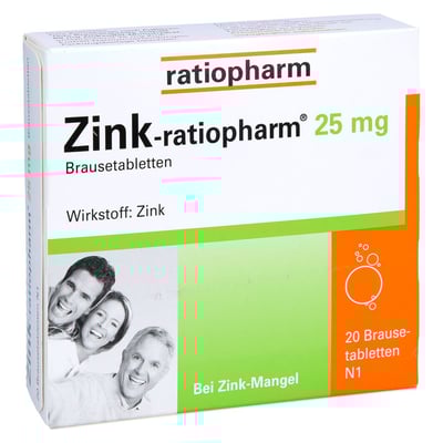 Zink-ratiopharm 25 mg