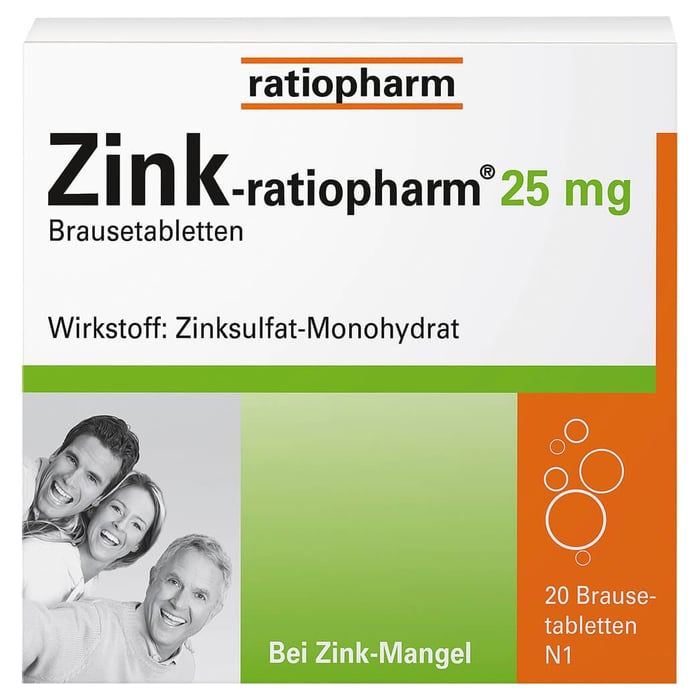 Zink-ratiopharm 25mg