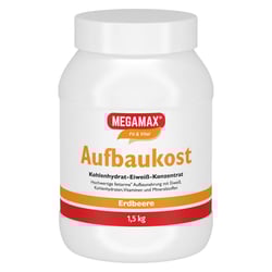 Megamax Aufbaukost Erdbeere Pulver