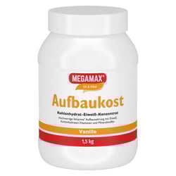 Megamax Aufbaukost Vanille Pulver