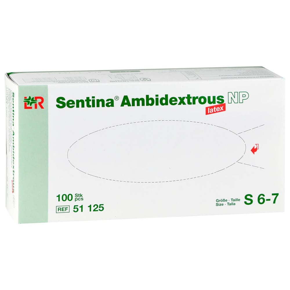 Sentina Ambidextrous unsteril puderfrei S