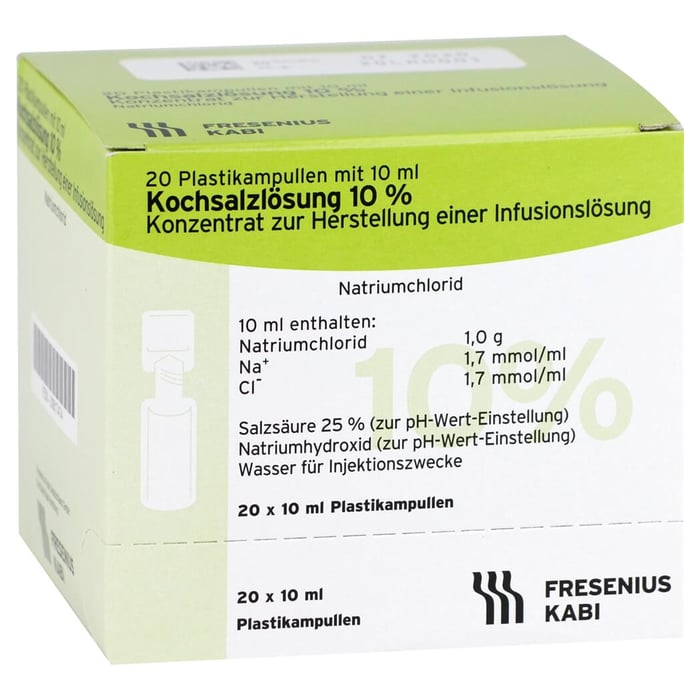 Kochsalzlösung 10% Infusionslösungskonzentrat