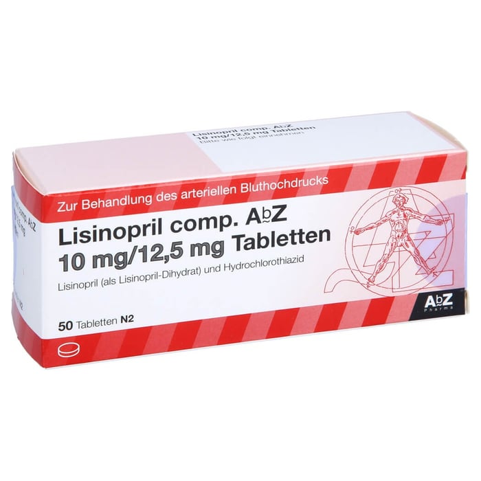 Lisinopril comp. AbZ 10mg/12,5mg
