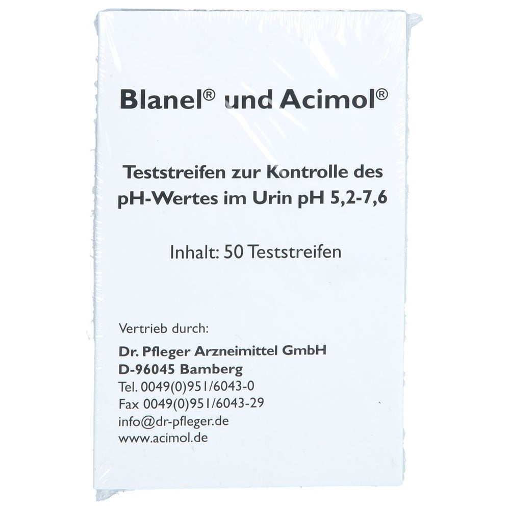 Teststreifenheft z. Bestimmung d. Urin-ph-Wertes