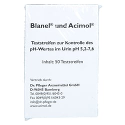Teststreifenheft z. Bestimmung d. Urin-ph-Wertes