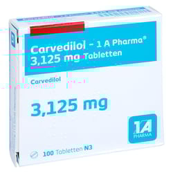 Carvedilol-1A Pharma 3,125 mg