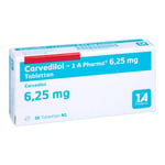 Carvedilol - 1A-Pharma 6.25mg Tabletten Produktbild 1