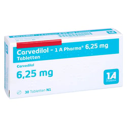 Carvedilol - 1A-Pharma 6.25mg Tabletten