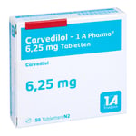 Carvedilol - 1A-Pharma 6.25mg Tabletten Produktbild 1