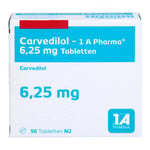Carvedilol - 1A-Pharma 6.25mg Tabletten Produktbild 2