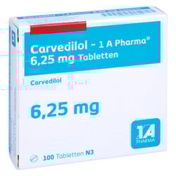 Carvedilol - 1A-Pharma 6.25mg Tabletten