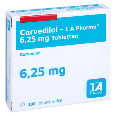 Carvedilol - 1A-Pharma 6.25mg Tabletten