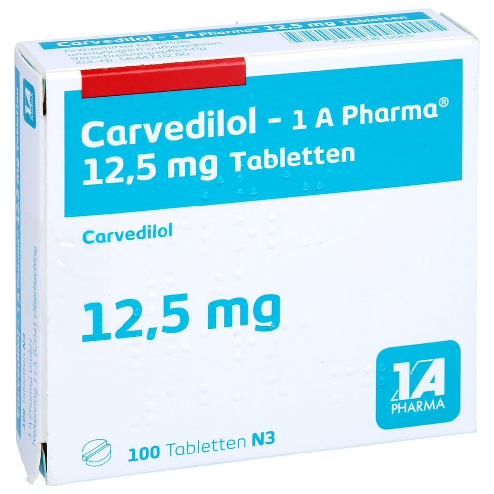 Carvedilol - 1A-Pharma 12.5mg Tabletten