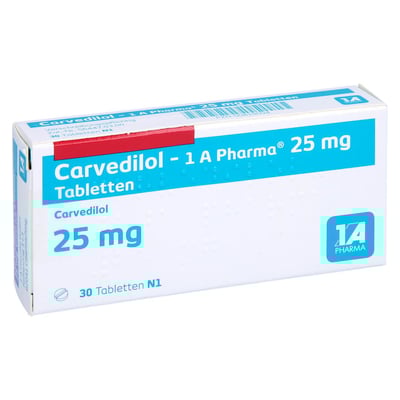Carvedilol-1A Pharma 25 mg