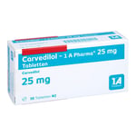 Carvedilol - 1A-Pharma 25mg Tabletten Produktbild 1