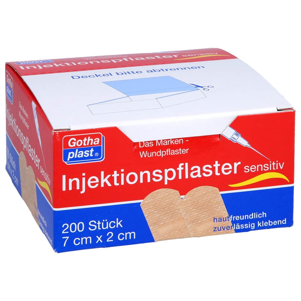 Gothaplast Injektionspflaster sensitiv 7cmx2cm