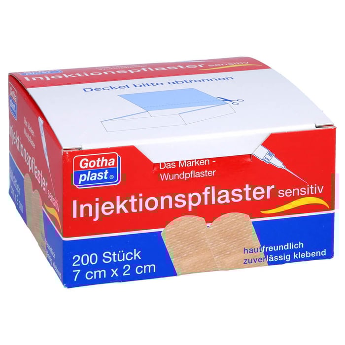 Gothaplast Injektionspflaster sensitiv 7cmx2cm
