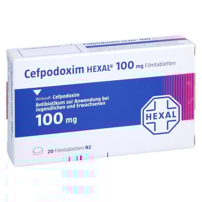 Cefpodoxim HEXAL 100 mg
