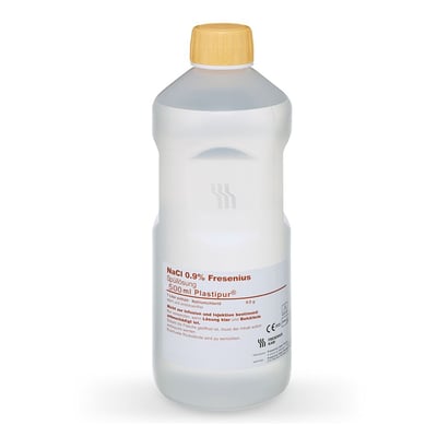 Isotonische Kochsalzlösung für Spuelzwecke