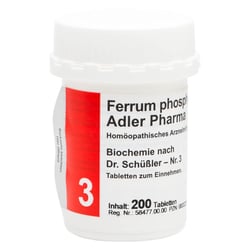 Biochemie Adler 3 Ferrum Phosphoricum D12 Adler Ph