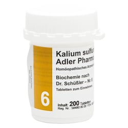 Biochemie Adler 6 Kalium Sulfuricum D 6 Adler Phar