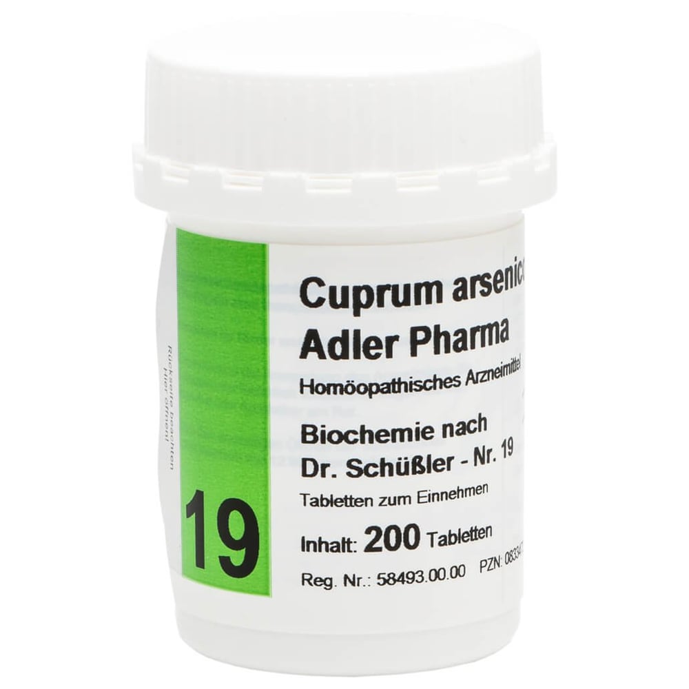 Cuprum arsenicosum D12 Adler Pharma Nr.19