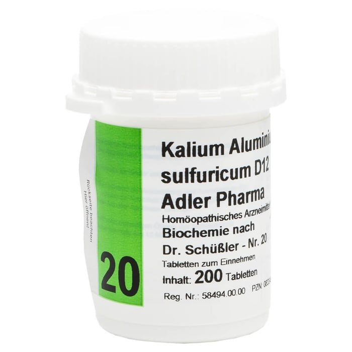 Biochemie Adler 20 Kalium-Aluminium Sulf.D12 Adler