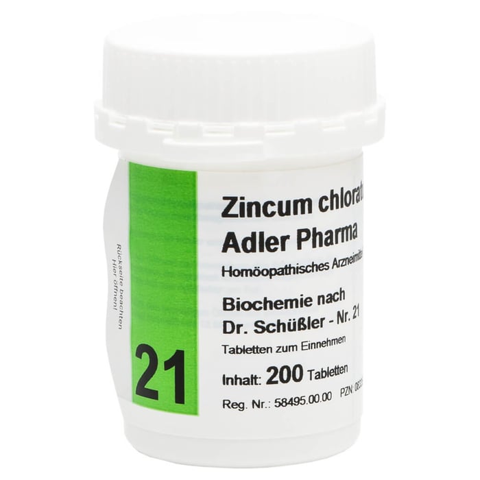 Biochemie Adler 21 Zincum Chloratum D12 Adler Phar