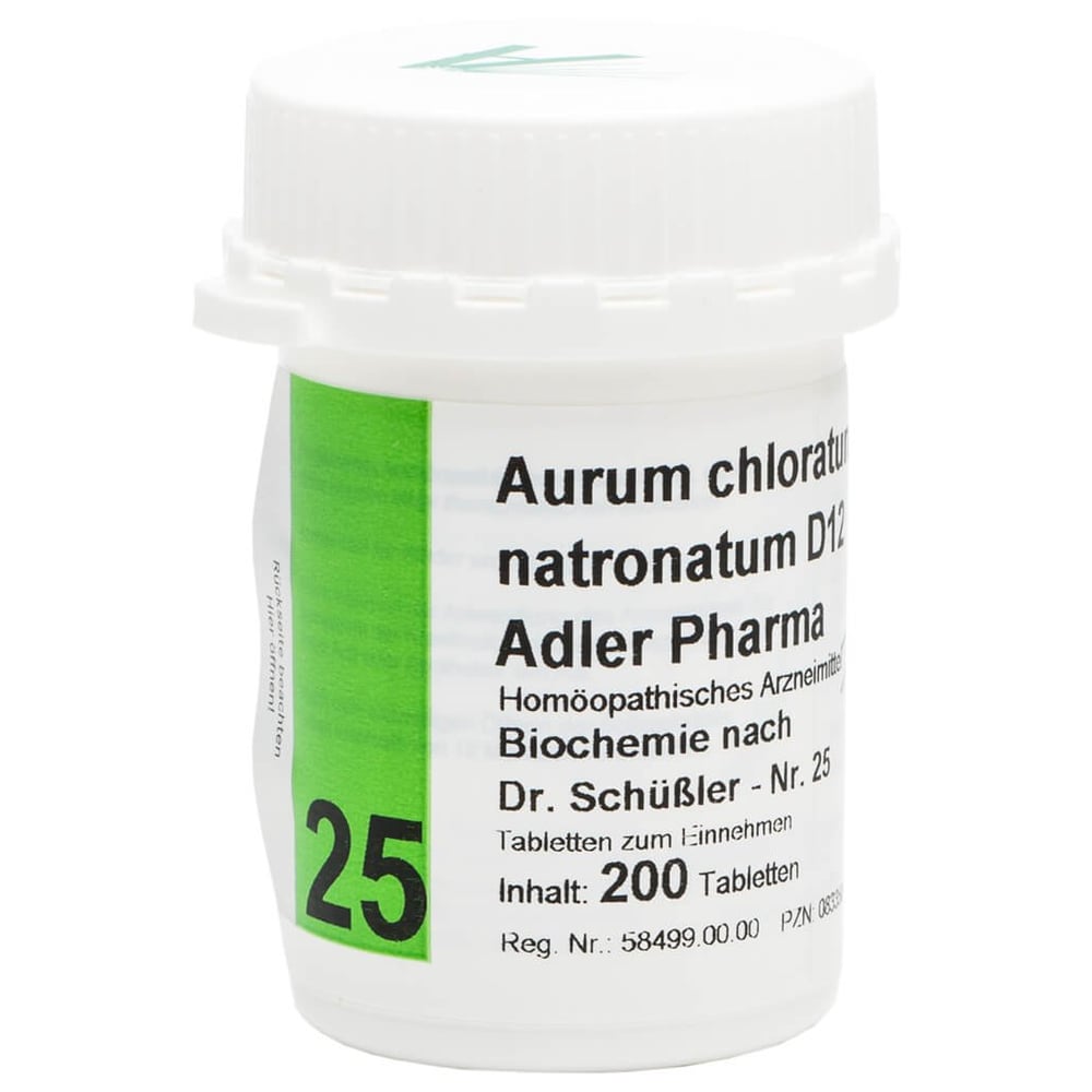 Biochemie Adler 25 Aurum Chlor.Natronat.D12 Adler