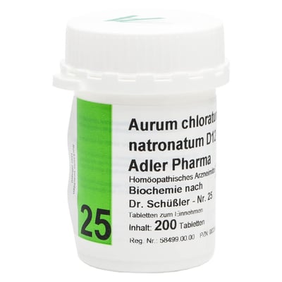 Biochemie Adler 25 Aurum Chlor.Natronat.D12 Adler