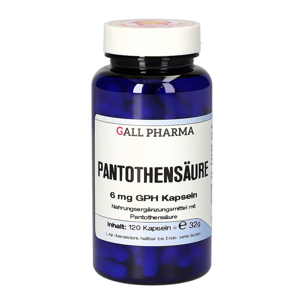 Pantothensäure 6mg GPH Kapseln